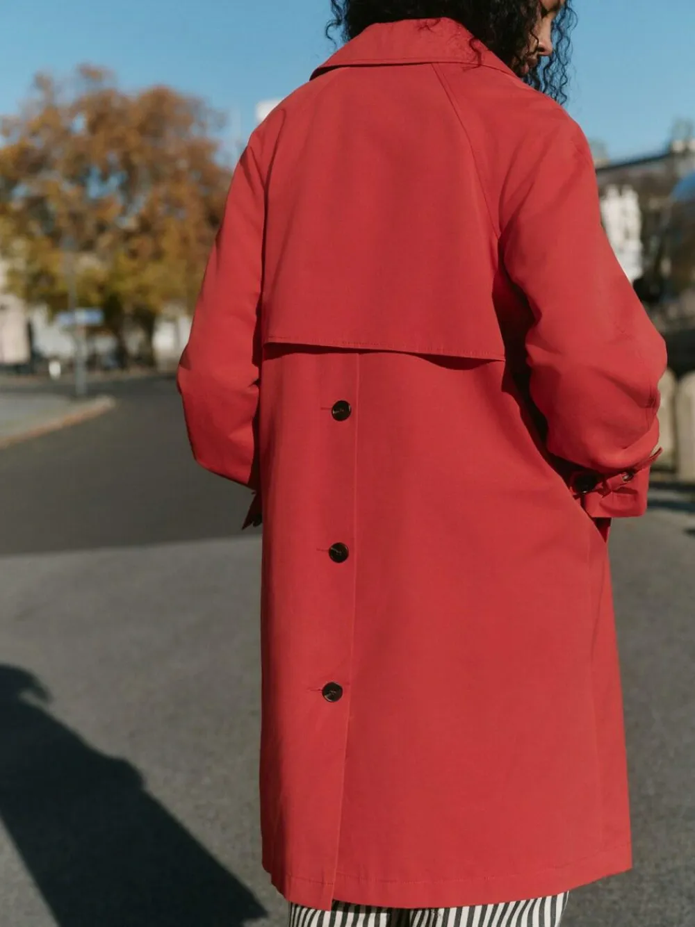 Outlet Next Dolly Trench Coat Red