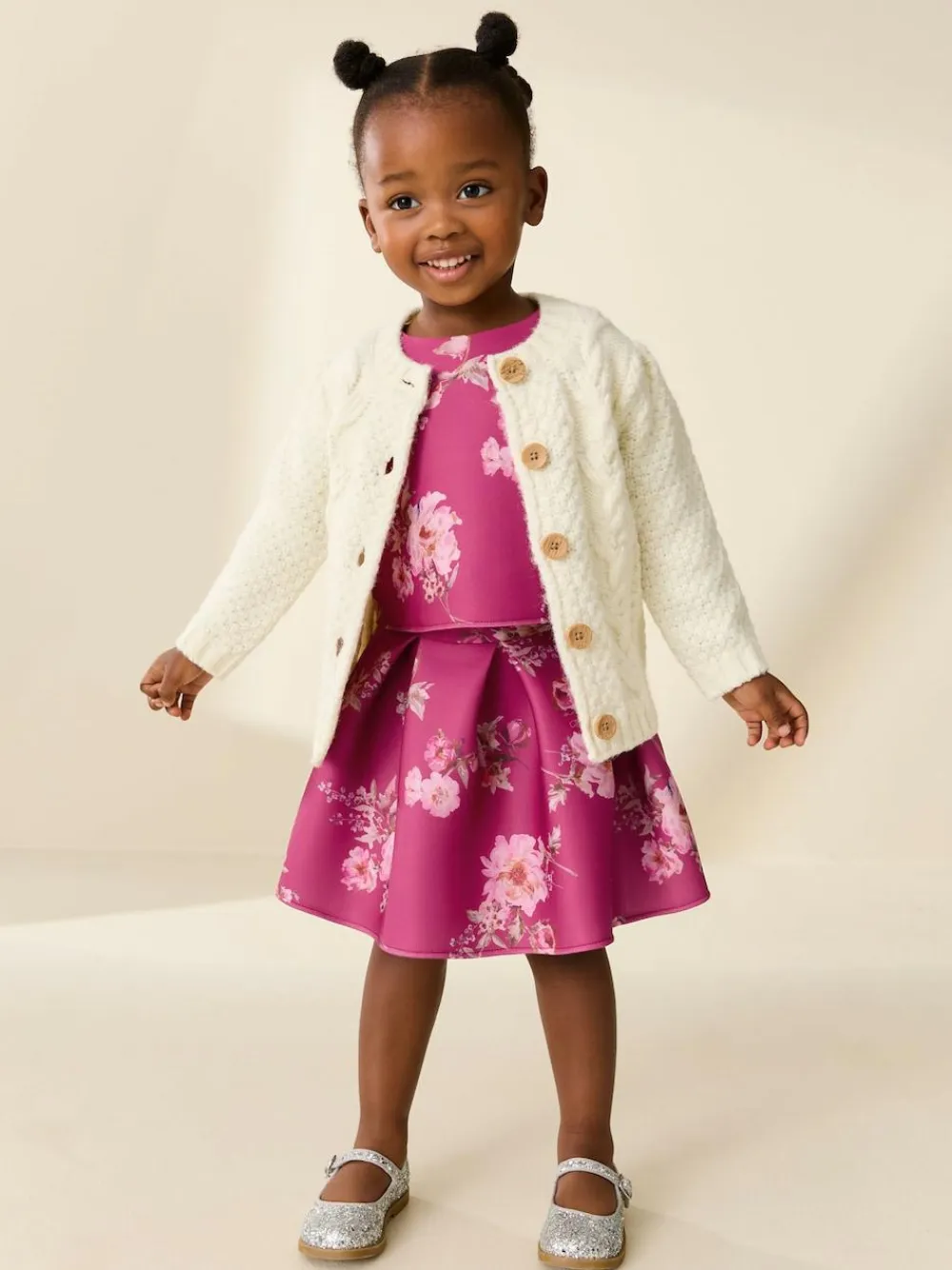 Next Red Floral Scuba Top and Skirt Set (3mths-7yrs)^ Tops|Tops