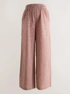 Next Red Gingham Maternity Wide Leg Trousers^Women Pants