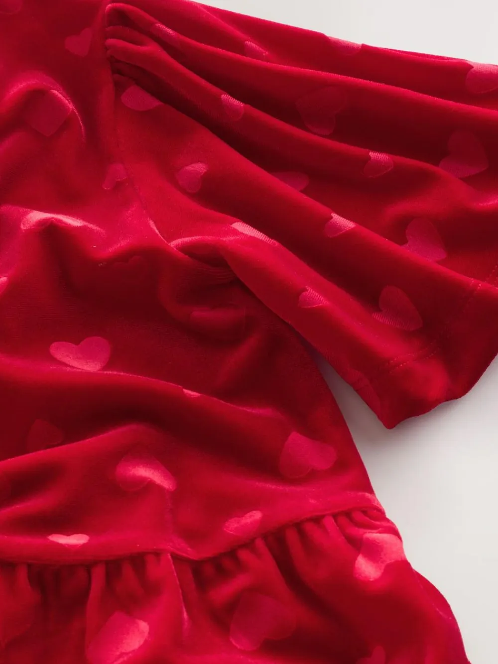 Next Heart Embossed Velour Jumpsuit (3-16yrs)^ Jumpsuits & Playsuits