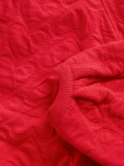 Hot Next Quilted Sweatshirt (3-16yrs) Red Heart