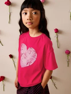 Next Sequin T-Shirt (3-16yrs)^ Nightwear|Tops