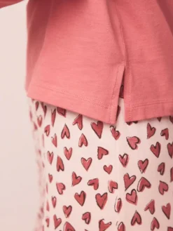 Clearance Next Red Heart Short Sleeve Pyjamas