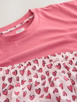 Clearance Next Red Heart Short Sleeve Pyjamas