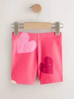 Next Red Hearts Cycle Shorts 3 Pack (3mths-7yrs)^ Nightwear|Shorts