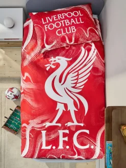 Next Red Liverpool FC 100% Cotton Duvet Cover and Pillowcase Set^ Childrens Bedding
