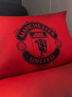 New Next Red Manchester United 100% Cotton Duvet Cover and Pillowcase Set