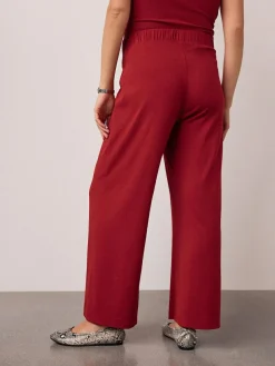 Next Red Maternity Supersoft Wide Leg Trousers^Women Pants