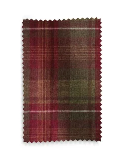Next Red Highland Check Lined Eyelet Curtains^ Curtains & Blinds