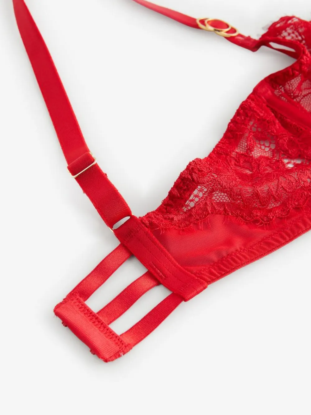 Clearance Next Non Pad Balcony A-E Lace Bra Red