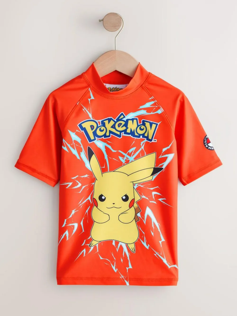 Next Red Pokemon Rash Vest (3-16yrs)^BOY Swimwear