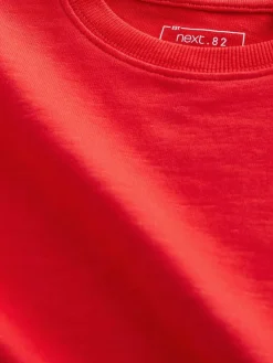 Online Next Red Regular Fit Long Sleeve Cosy T-Shirt (3-16yrs)