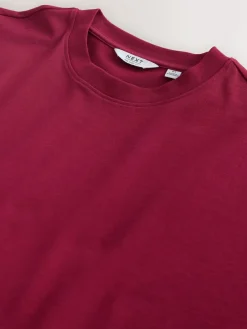 Best Next Red Relaxed Fit Heavyweight T-Shirt