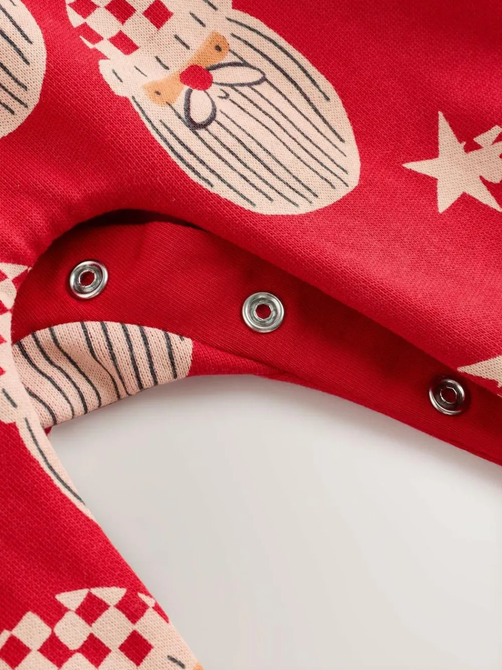 Hot Next Red Santa All Over Print Christmas Baby Dungaree Set (0mths-3yrs)
