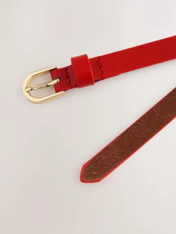 Next Red Skinny Leather Belt^Women Belts