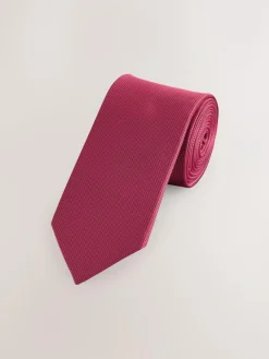 Hot Next Red Slim Textured Tie
