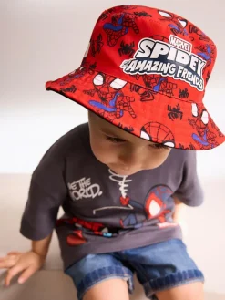 Next Red Spidey Bucket Hat (1-10yrs)^BOY Hats