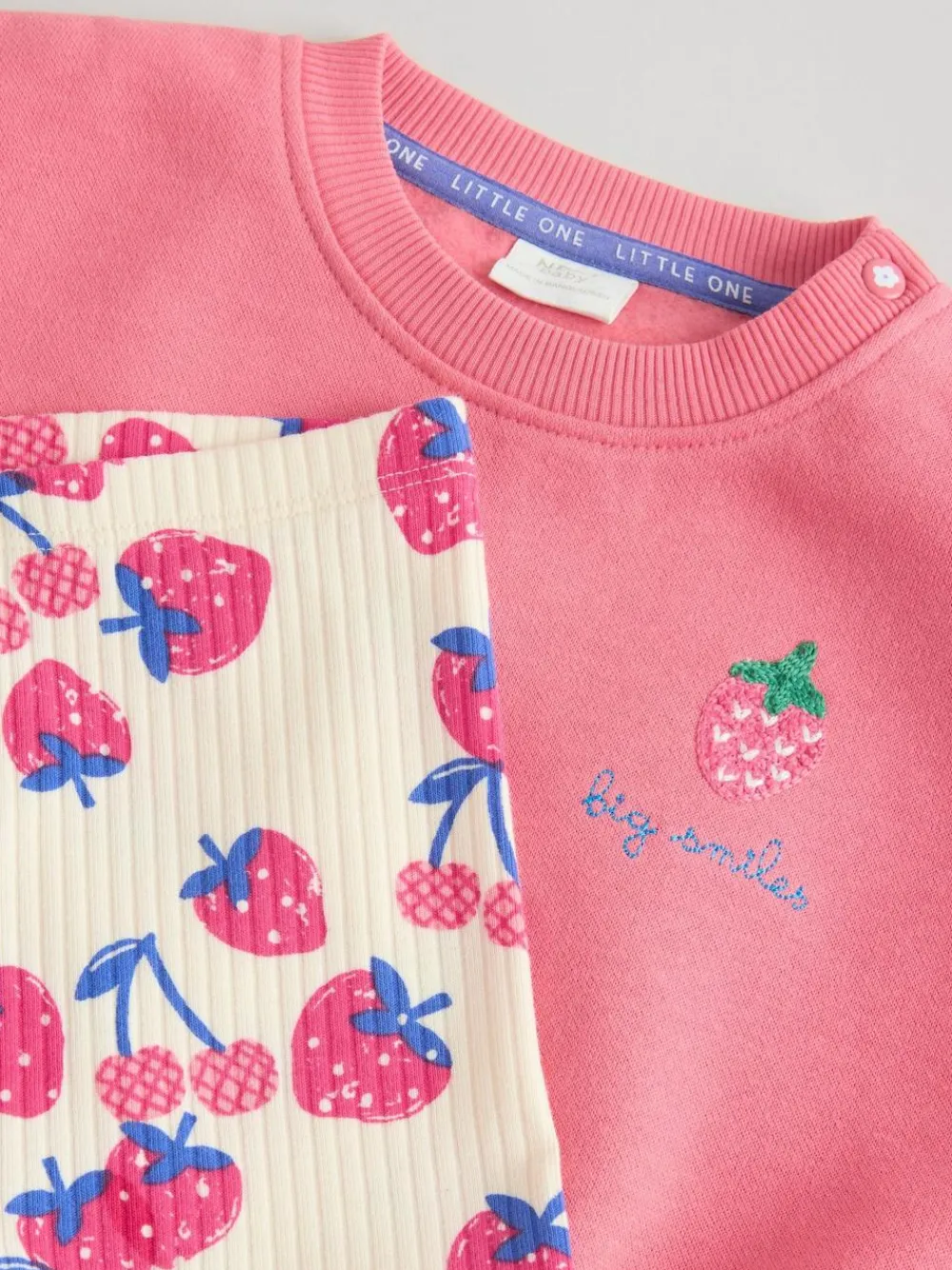 Next Baby Sweatshirt and Leggings 2 Piece Set (0mths-2yrs) Red Strawberry