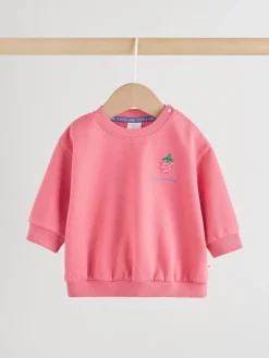 Next Baby Sweatshirt and Leggings 2 Piece Set (0mths-2yrs) Red Strawberry