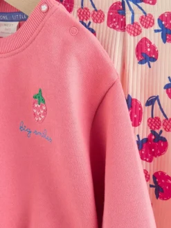 Next Baby Sweatshirt and Leggings 2 Piece Set (0mths-2yrs) Red Strawberry