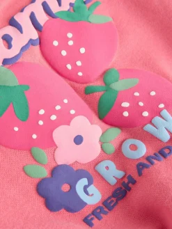 Next Baby Sweatshirt and Leggings 2 Piece Set (0mths-2yrs) Red Strawberry