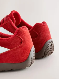 Next Forever Comfort® Leather Slimsole Lace-Up Trainers^Women Sneakers