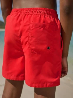 Online Next Red Swim Shorts (1.5-16yrs)