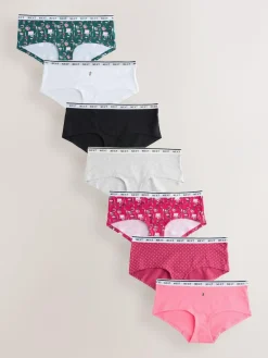 Next Short Cotton Logo Knickers 7 Pack^Women All Lingerie|Panties