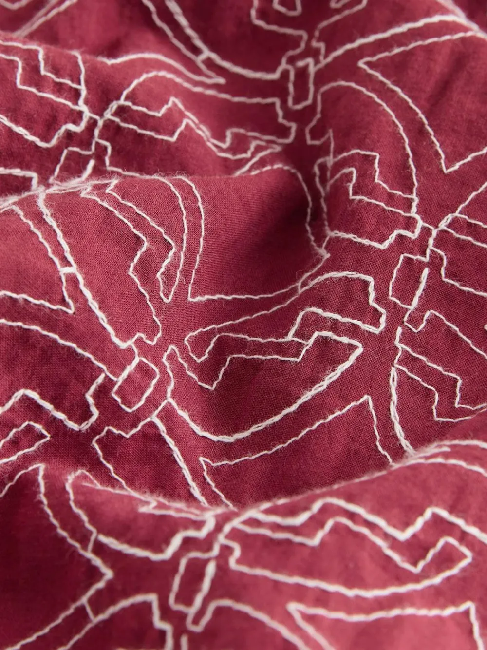 Next Textu Embroide Tile Short Sleeve Shirt^ Shirts