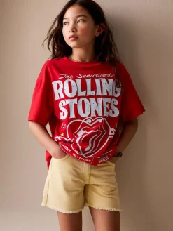 Next The Rolling Stones Band T-Shirt (3-16yrs) Red