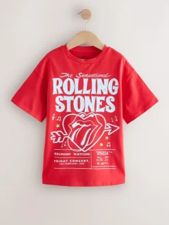 Next The Rolling Stones Band T-Shirt (3-16yrs) Red
