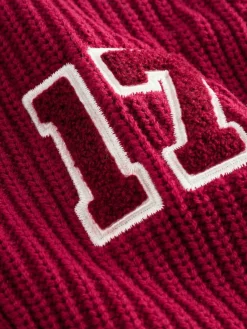 Next Red Varsity Character Cardigan (3mths-7yrs)^BOY Knitwear|Knitwear