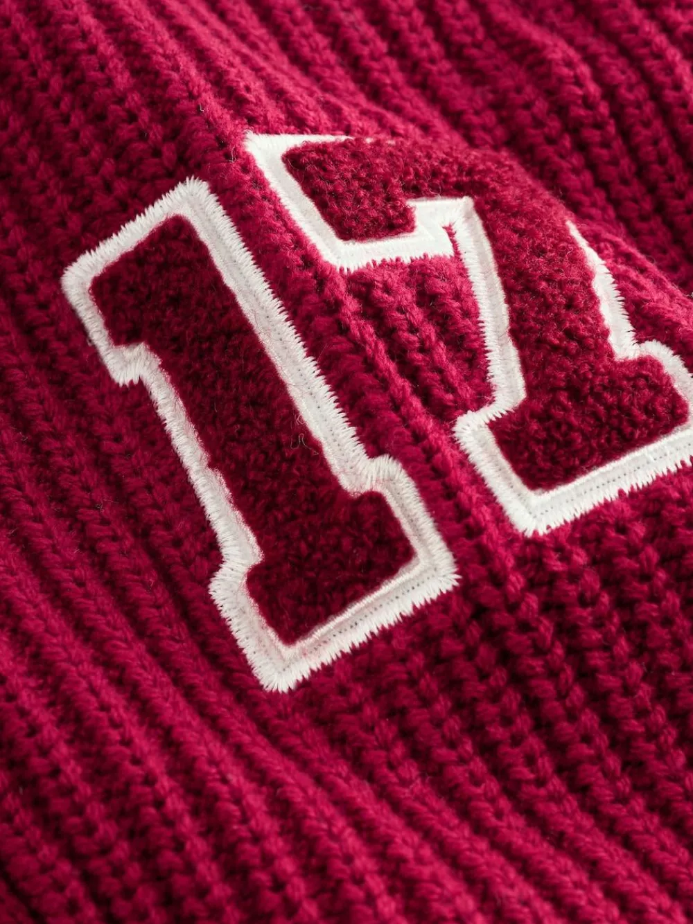 Next Red Varsity Character Cardigan (3mths-7yrs)^BOY Knitwear|Knitwear