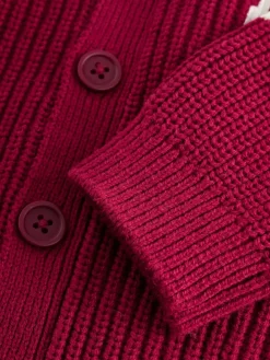 Next Red Varsity Character Cardigan (3mths-7yrs)^BOY Knitwear|Knitwear