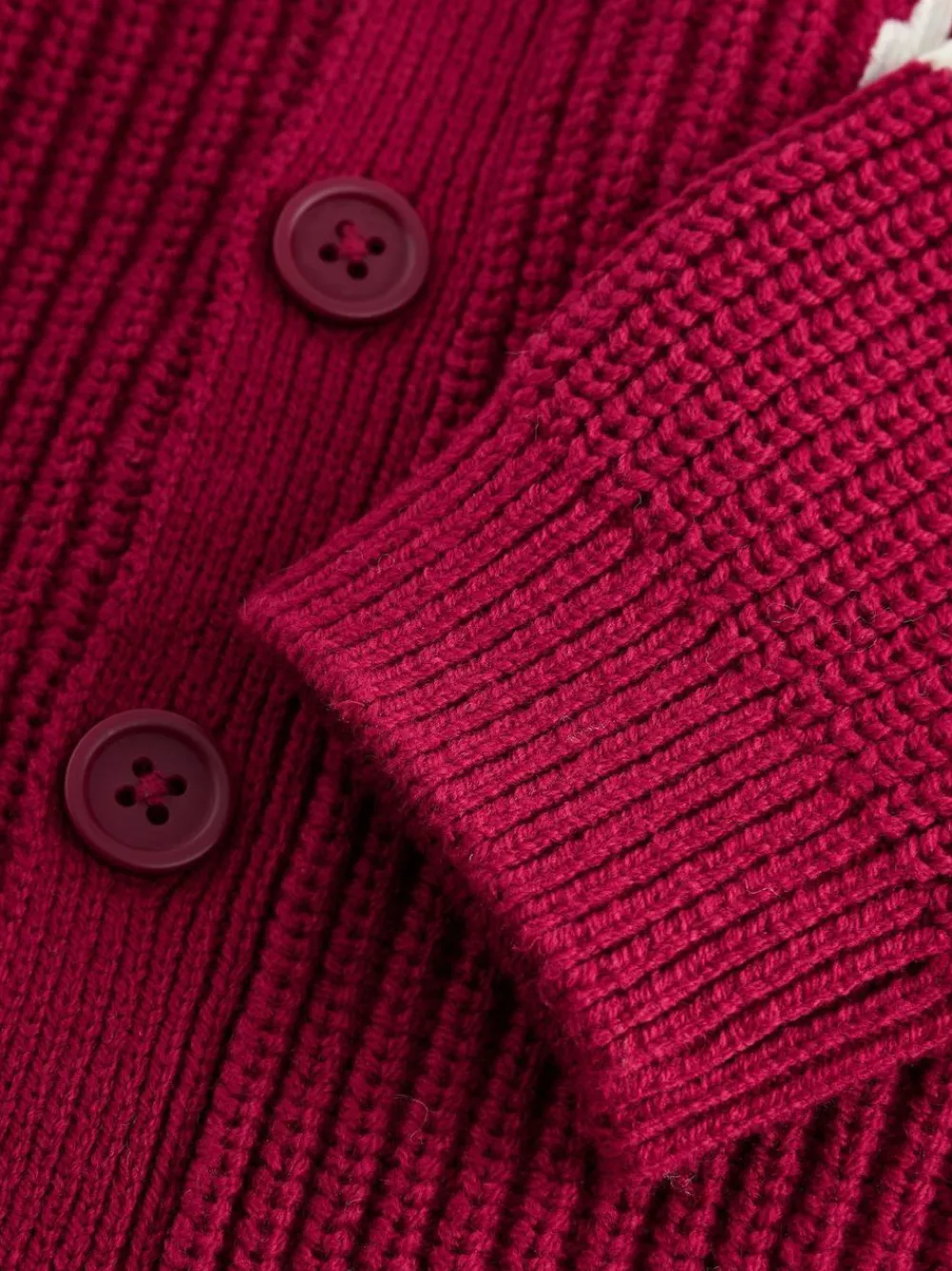 Next Red Varsity Character Cardigan (3mths-7yrs)^BOY Knitwear|Knitwear