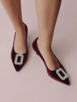 Sale Next Red Velvet Forever Comfort Jewel Trim Pointed Court Heels