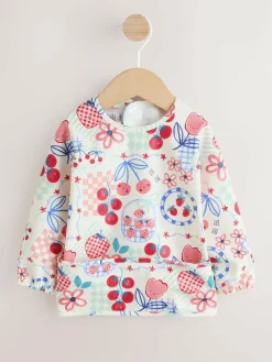 Next Red Weaning And Feeding Sleeved Bib^ Unisex|Bibs