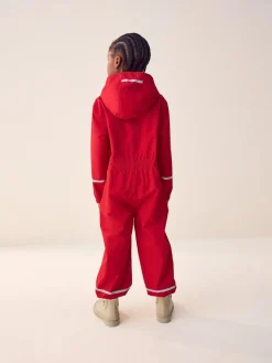 Best Next Zip Hooded Waterproof Puddlesuit (12mths-10yrs) Red