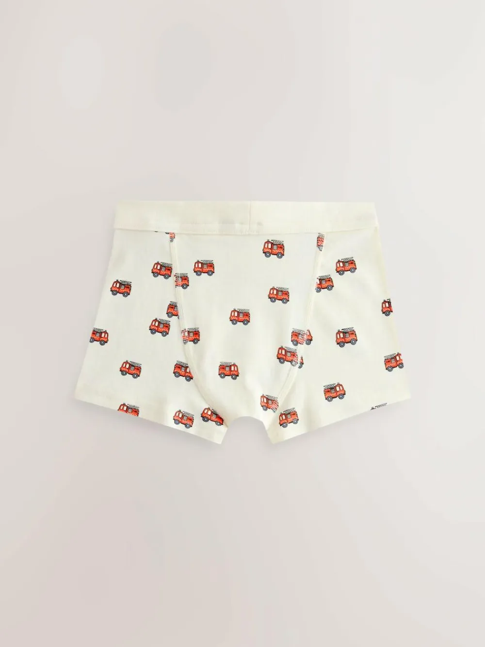 Clearance Next Boxers 7 Pack (1.5-12yrs) Red/Blue Emergency Vehicles