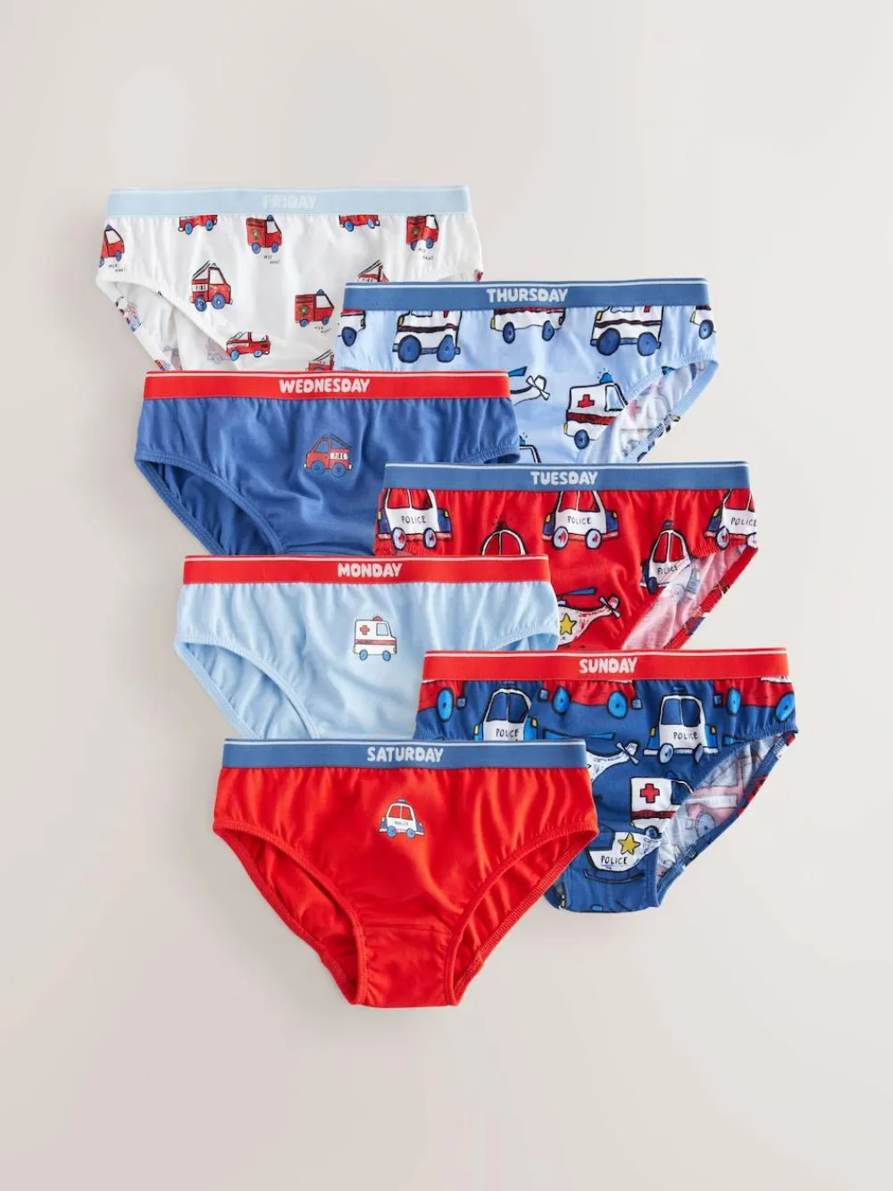 Next Cotton Briefs 7 Pack (1.5-10yrs)^BOY Underwear