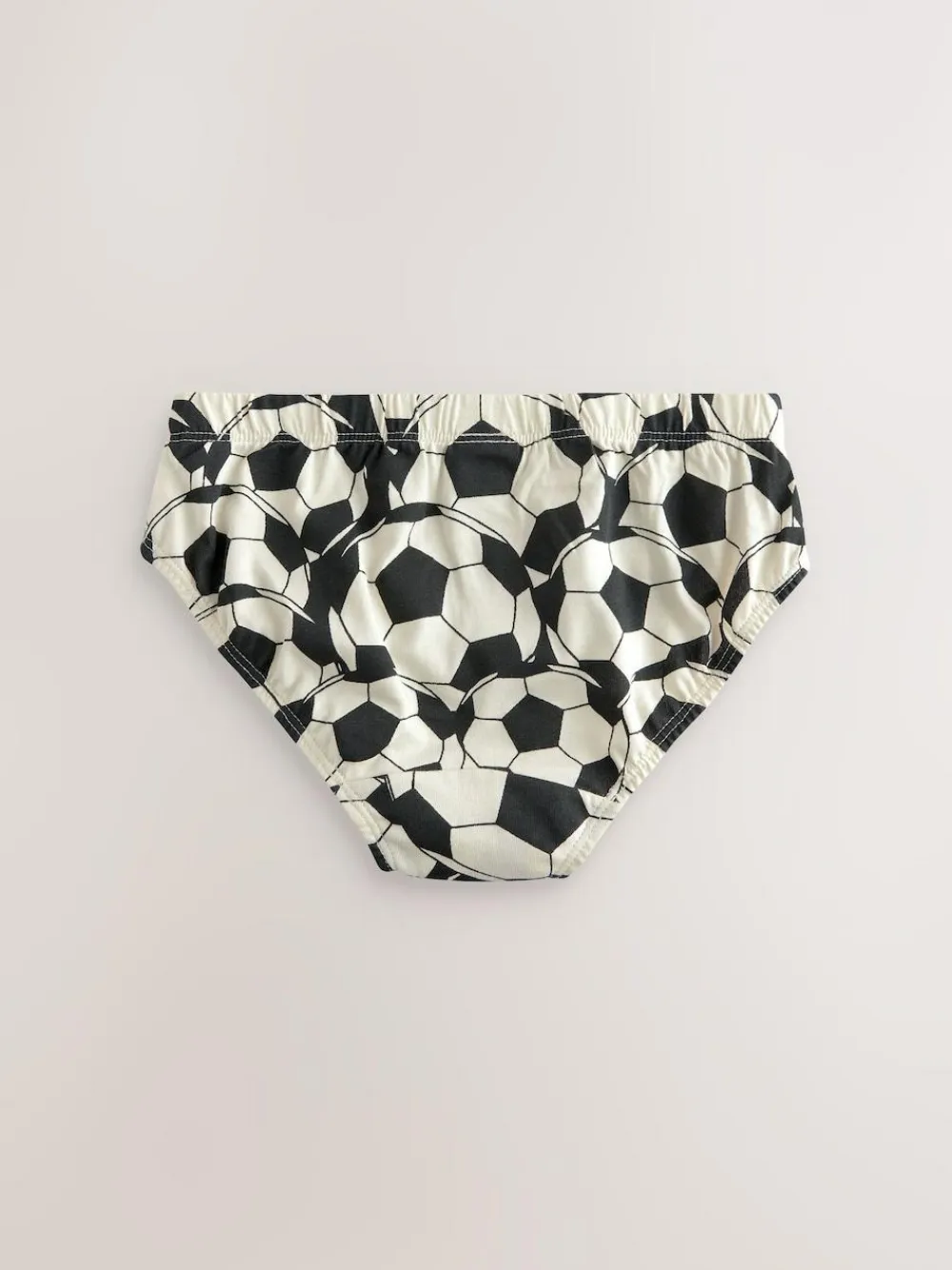 New Next 100% Cotton Printed Briefs 5 Pack (1.5-10yrs) Red/Blue Football