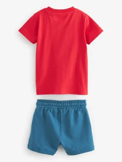Outlet Next Red/Blue Spider-Man T-Shirt And Shorts Set (3mths-8yrs)