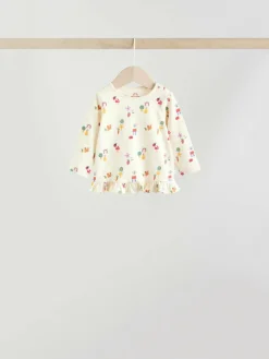 Discount Next Red/Blue/Cream Long Sleeve Top And Leggings Set 6 Piece (0mths-3yrs)