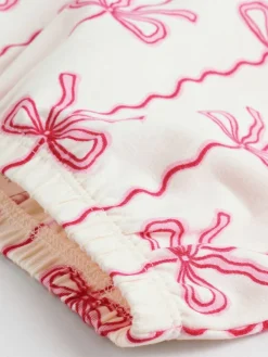 Sale Next Baby Bow Sweaters and Leggings Set 2 Piece (0mths-2yrs) Red/Cream