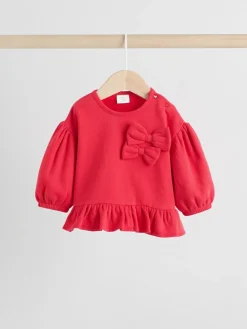 Sale Next Baby Bow Sweaters and Leggings Set 2 Piece (0mths-2yrs) Red/Cream