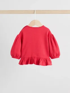 Sale Next Baby Bow Sweaters and Leggings Set 2 Piece (0mths-2yrs) Red/Cream