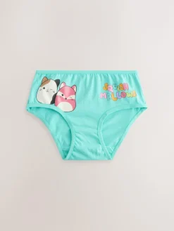 Outlet Next Red/Green 100% Cotton Squishmallow Briefs 5 Pack (5-14yrs)