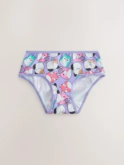 Outlet Next Red/Green 100% Cotton Squishmallow Briefs 5 Pack (5-14yrs)