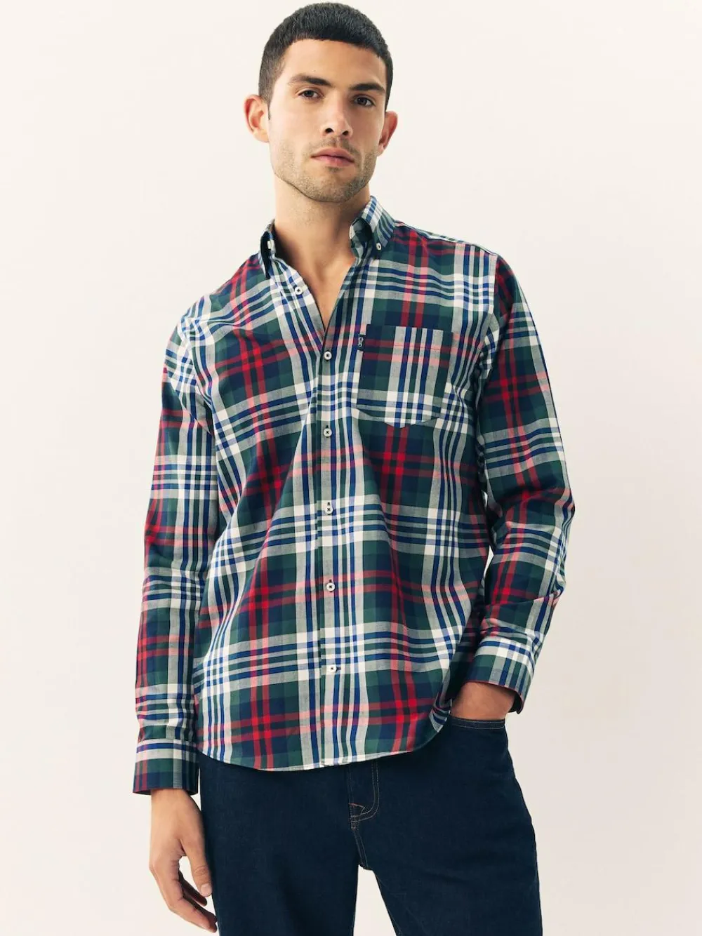 Next Regular Fit Easy Iron Button Down Oxford Shirt^ Shirts