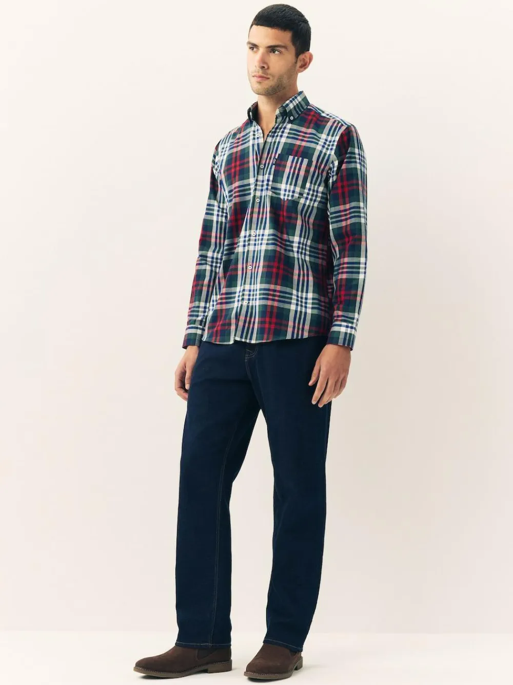 Next Regular Fit Easy Iron Button Down Oxford Shirt^ Shirts